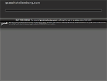 Tablet Screenshot of grandhotellembang.com